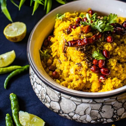 Comforting Masala Dal Khichdi