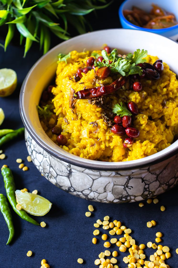 Comforting Masala Dal Khichdi