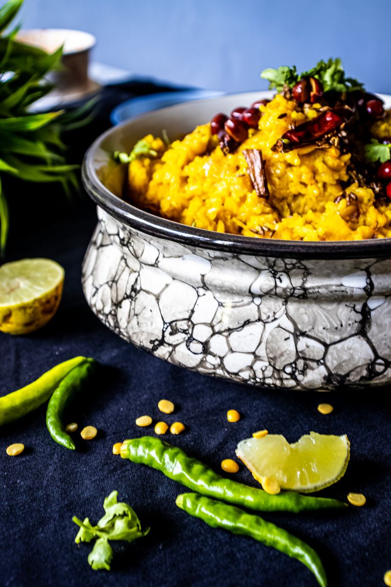 Comforting Masala Dal Khichdi