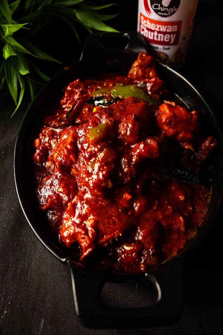 Schezwan Chilli Chicken Gravy