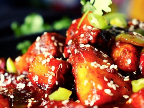 Street Style Spicy Chilli Paneer