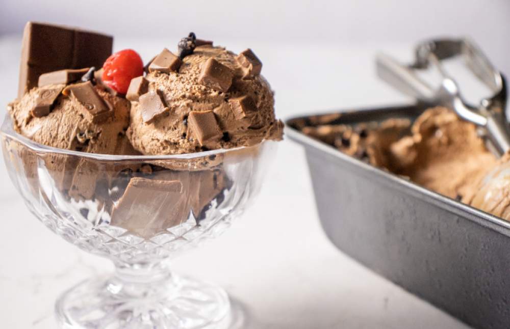 Belgian Chocolate Ice Cream at Home