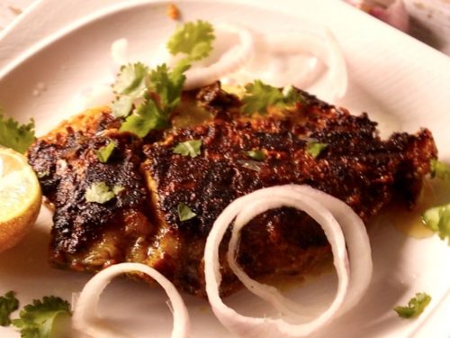 Tandoori Pomfret Fish without oven